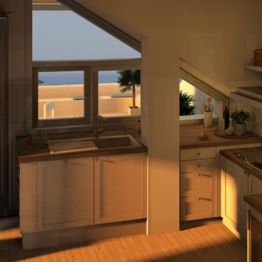 Küche am Meer.pexpo