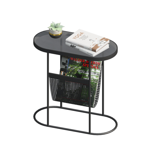 Beistelltisch mit Zeitungsständer.pos